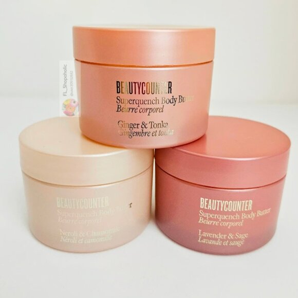 *Beautycounter* Superquench Body Butter Set of 3 - NEW! - Picture 1 of 4